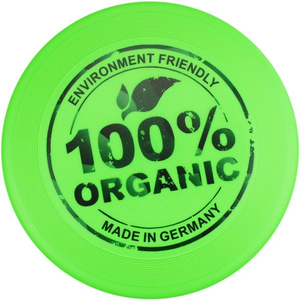 100% Organic Frisbee Eurodisc 110g für Kinder Grün