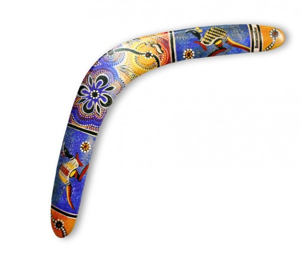 Bumerang Aboriginal Boomerang Fan