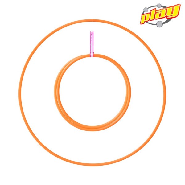 Play Hoop 100cm einfarbig Orange