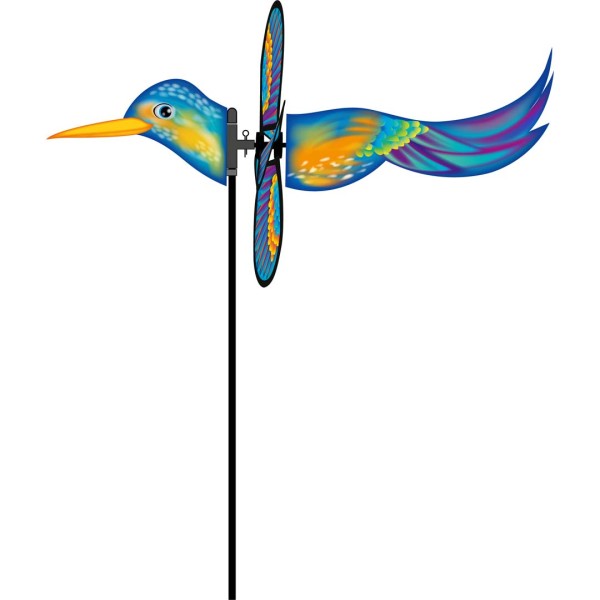 Vogel Windspiel Spin Critter Kingfisher