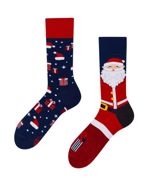 Weihnachts Socken Santa Claus Many Mornings