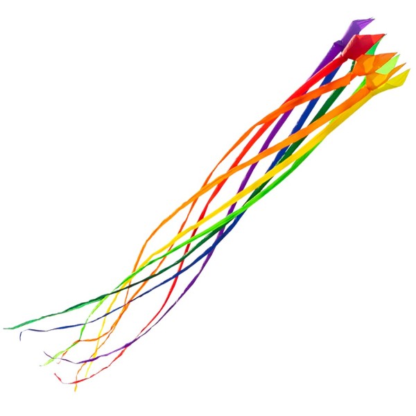 Soft Rainbow Swirl Leinenschmuck von Invento
