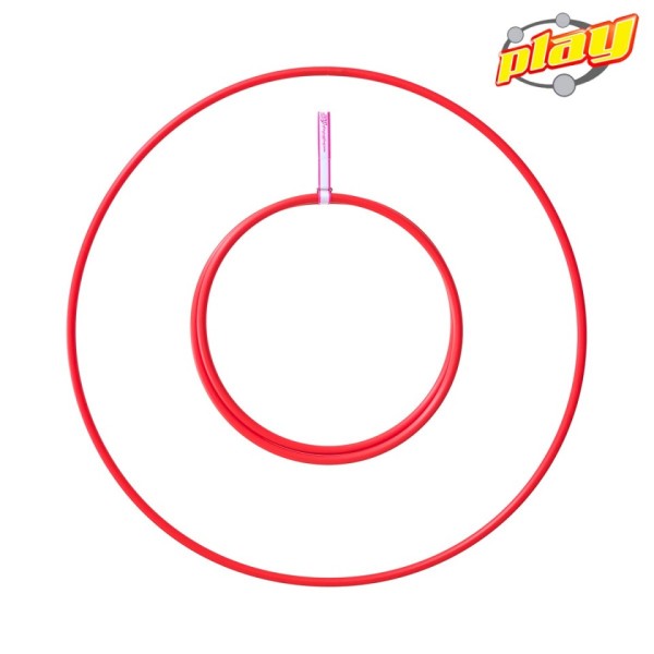 Play Hoop 100cm einfarbig Rot