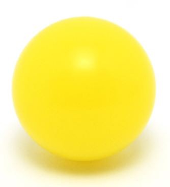 Stageball 72mm Jonglierball gelb