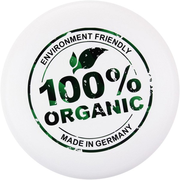 Eurodisc 100% Organic Frisbee Weiss