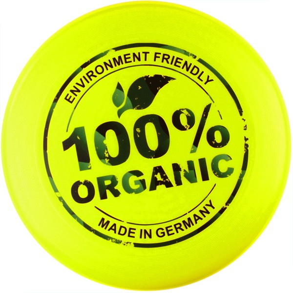 Eurodisc 100% Organic Frisbee Gelb