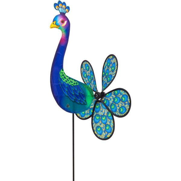 Pfau Windspiel Spin Critter Peacock Invento
