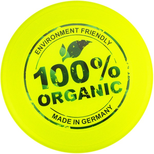 100% Organic Frisbee Eurodisc 110g für Kinder Gelb