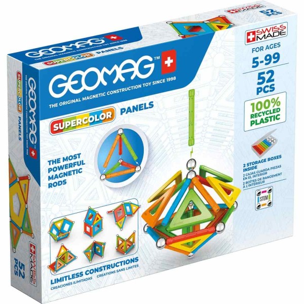 Geomag Supercolor Panels Recycled 52 teile