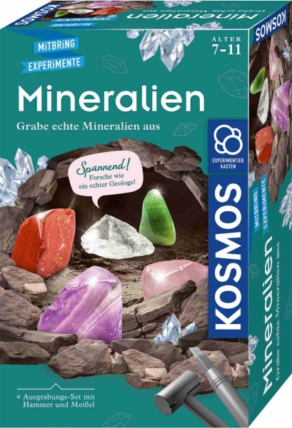 Mineralien Ausgrabung